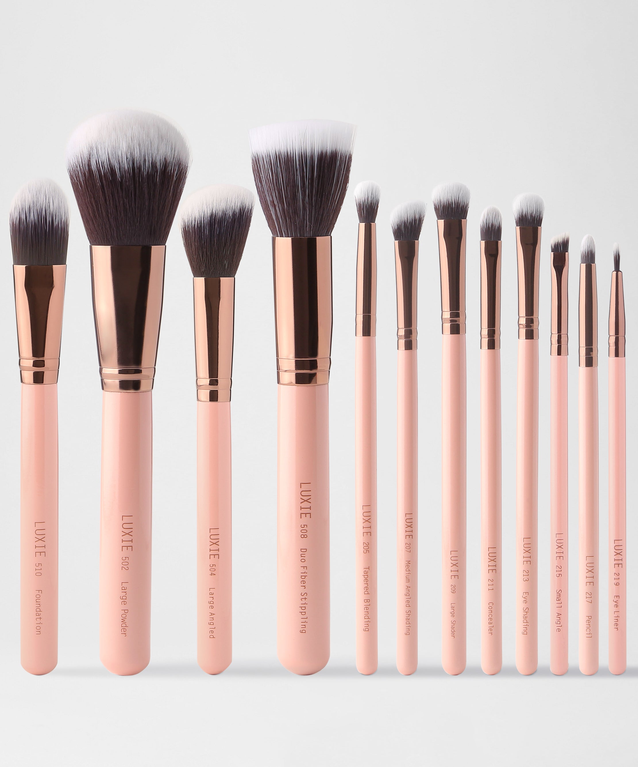 2024,glitter Makeup Brushes Sets -10 Pcs Cosmetic Brushes Set Bling Crystal  Pink Makeup Brushes Set - Premium Synthetic Foundation Powder Concealers E