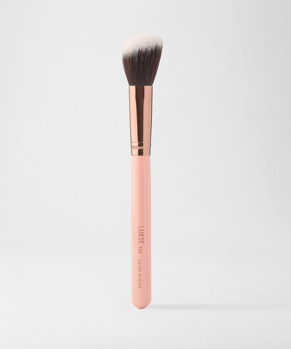 LUXIE 504 Large Angled Brush - Rose Gold - LuxieBeauty