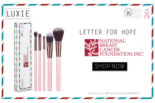 #HelpingWomenNow: Luxie X NBCF Letter For Hope Brush Set