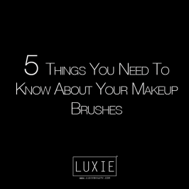5 Things You Need To Know About Your Makeup Brushes