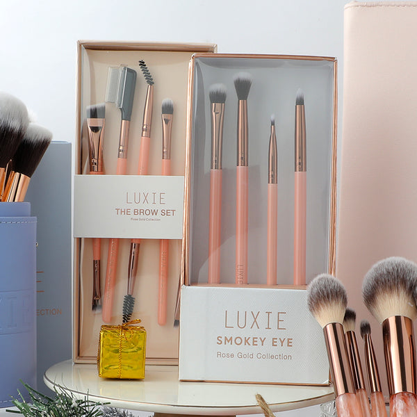 Luxie Beauty Collection Rose Gold Brush Set 12pc - Rose gold - 516 requests