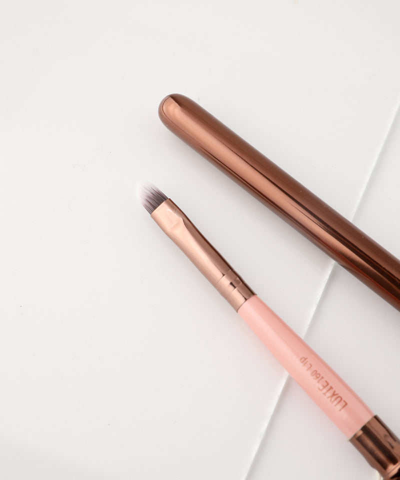 LUXIE 160 Lip Brush - Rose Gold - LuxieBeauty