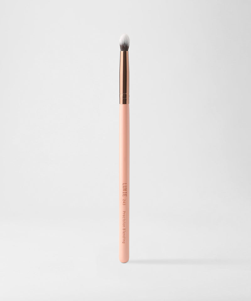 LUXIE 243 Precision Blender Brush - Rose Gold - LuxieBeauty