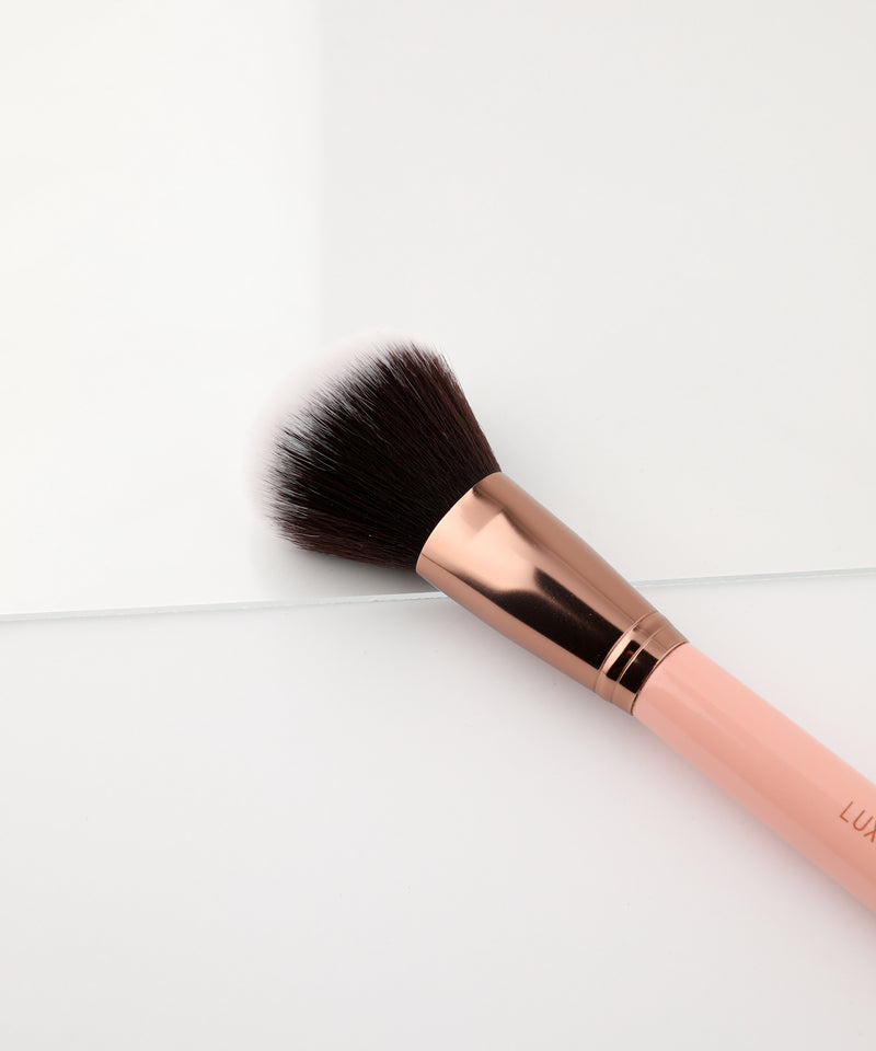 LUXIE 502 Large Powder Brush - Rose Gold - LuxieBeauty