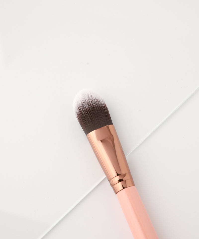 LUXIE 510 Foundation Brush - Rose Gold - LuxieBeauty
