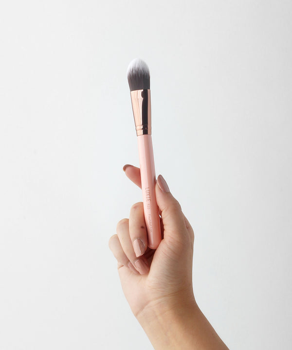 LUXIE 510 Foundation Brush - Rose Gold - LuxieBeauty