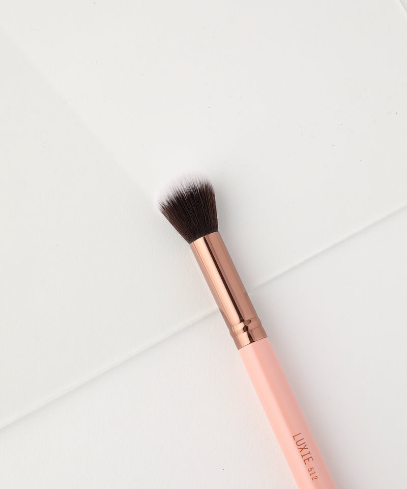 Luxie 512 Rose Gold Small Contouring Brush