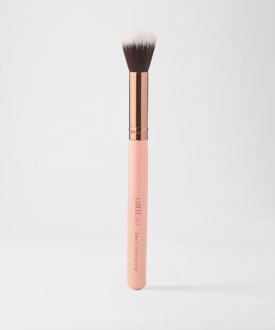 LUXIE 512 Small Contouring Brush Rose Gold Luxie Beauty