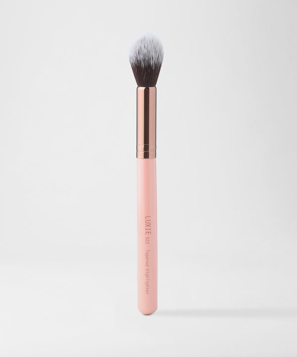 LUXIE 522 Tapered Highlighting Brush - Rose Gold - LuxieBeauty