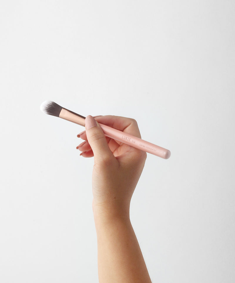 LUXIE 526 Large Concealer Brush - Rose Gold - LuxieBeauty