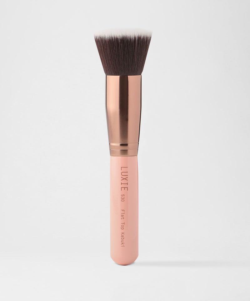 LUXIE 530 Flat Top Kabuki Brush - Rose Gold - LuxieBeauty