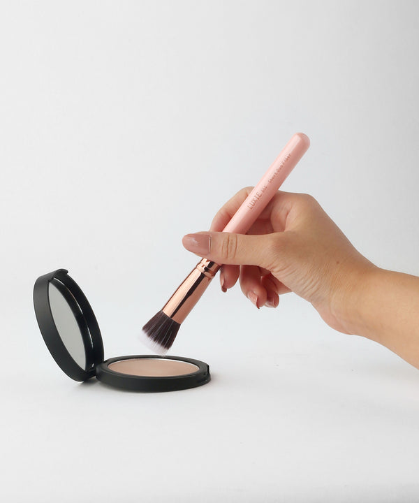 LUXIE 550 Short Duo Fibre Brush - Rose Gold - LuxieBeauty