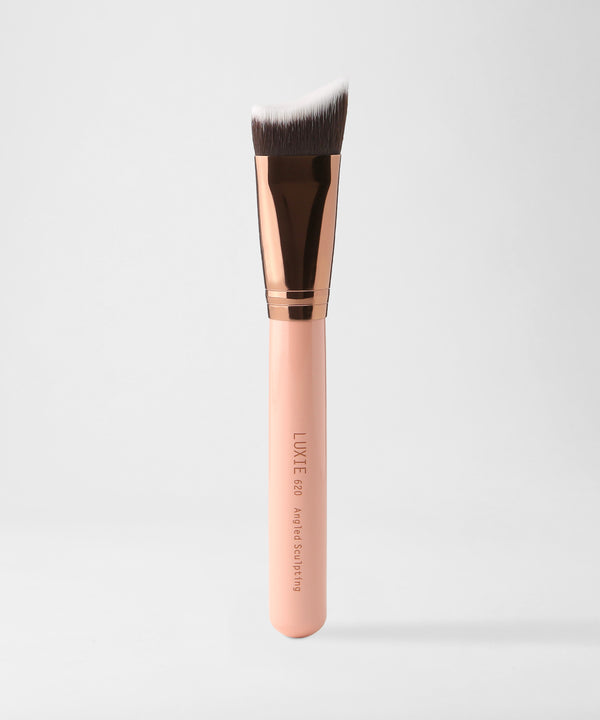 LUXIE 620 Angled Sculpting Brush - Rose Gold - LuxieBeauty