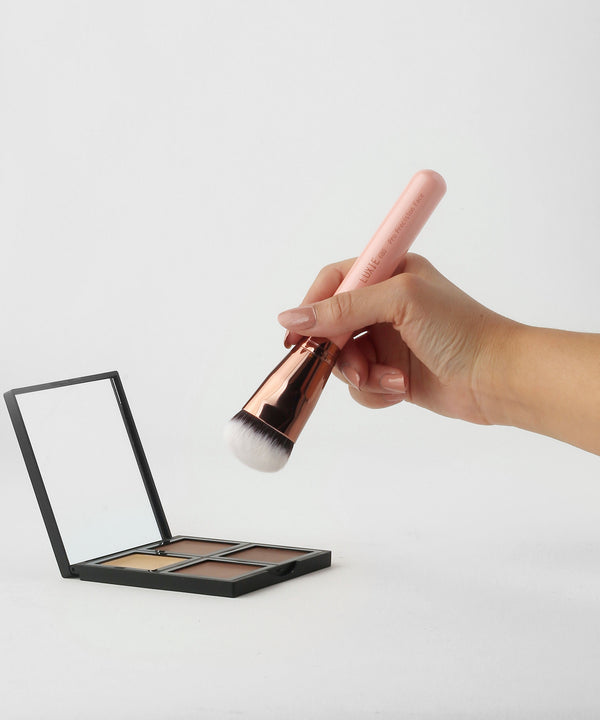 LUXIE 680 Pro Precision Face Brush - Rose Gold - LuxieBeauty