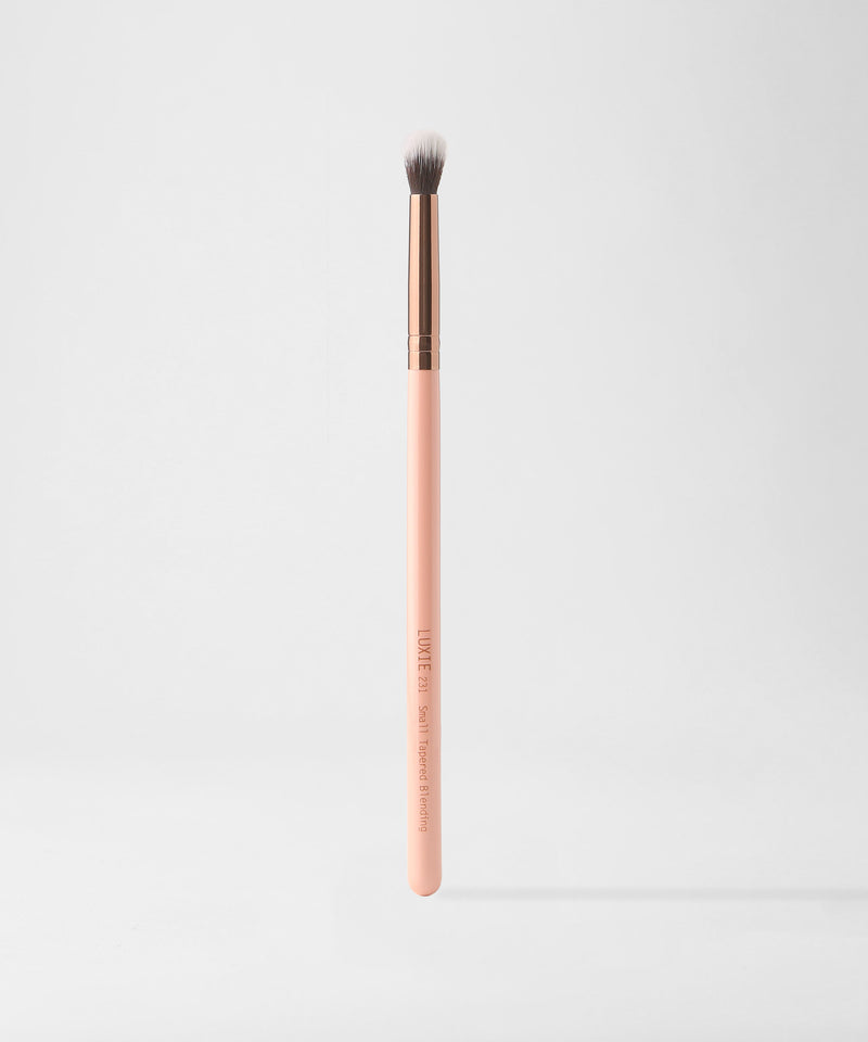LUXIE 231 Small Tapered Blending Brush - Rose Gold - LuxieBeauty