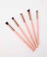 LUXIE Eye Essential Brush Set - Rose Gold - LuxieBeauty