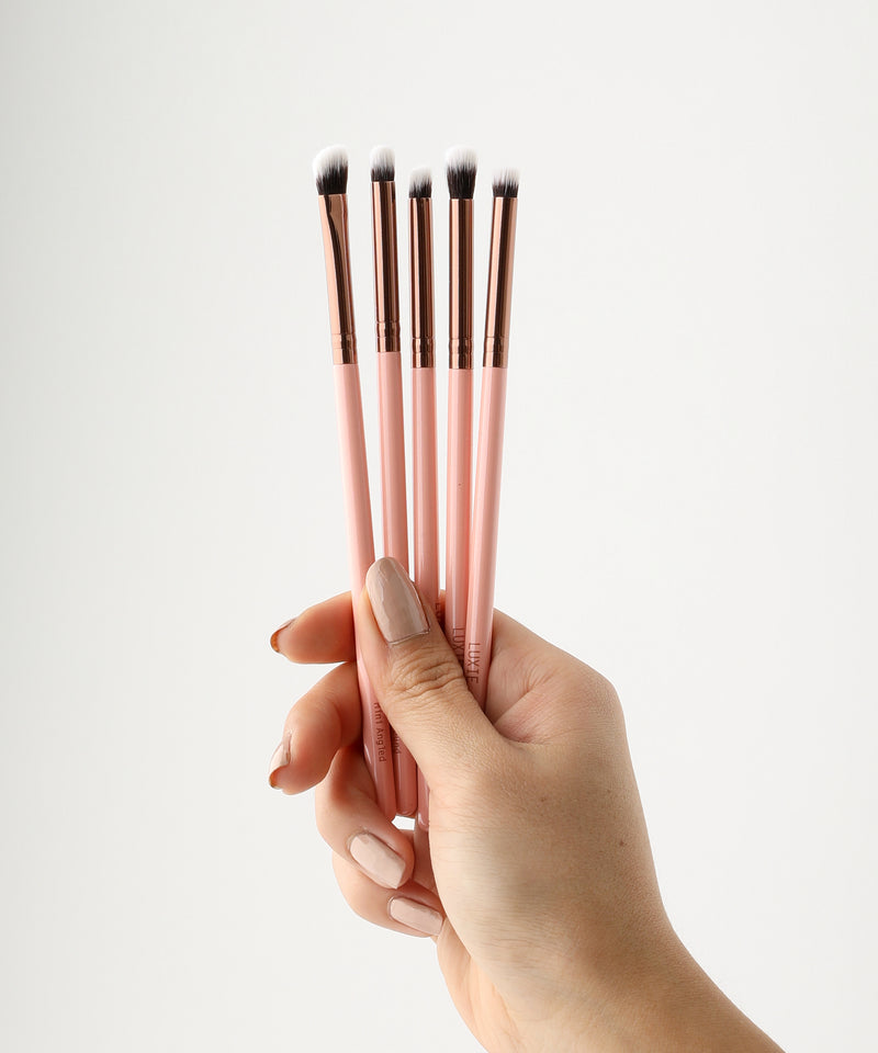 LUXIE  Mini Detail Brush Set - Rose Gold - LuxieBeauty