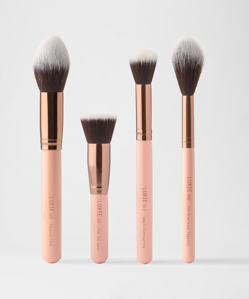 LUXIE Powder Contour Set  -  Rose Gold - LuxieBeauty